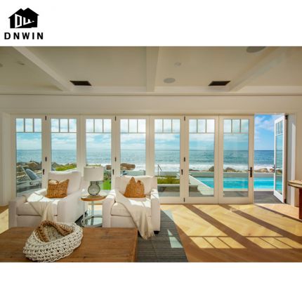 aluminium exterior folding glass door