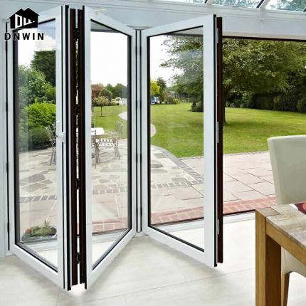 Double folding door