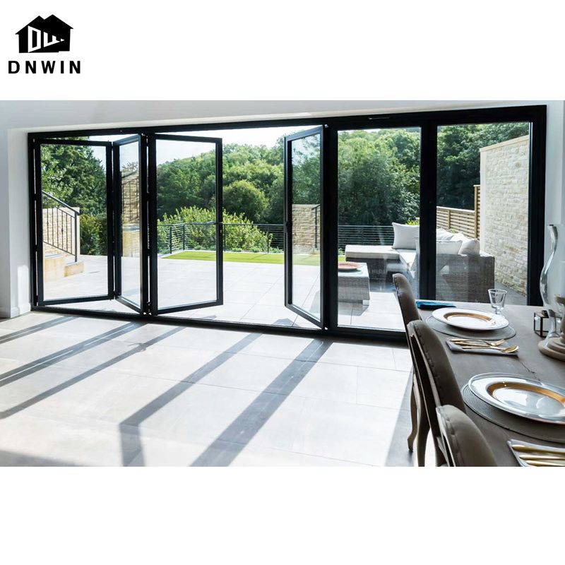 glass folding door aluminium