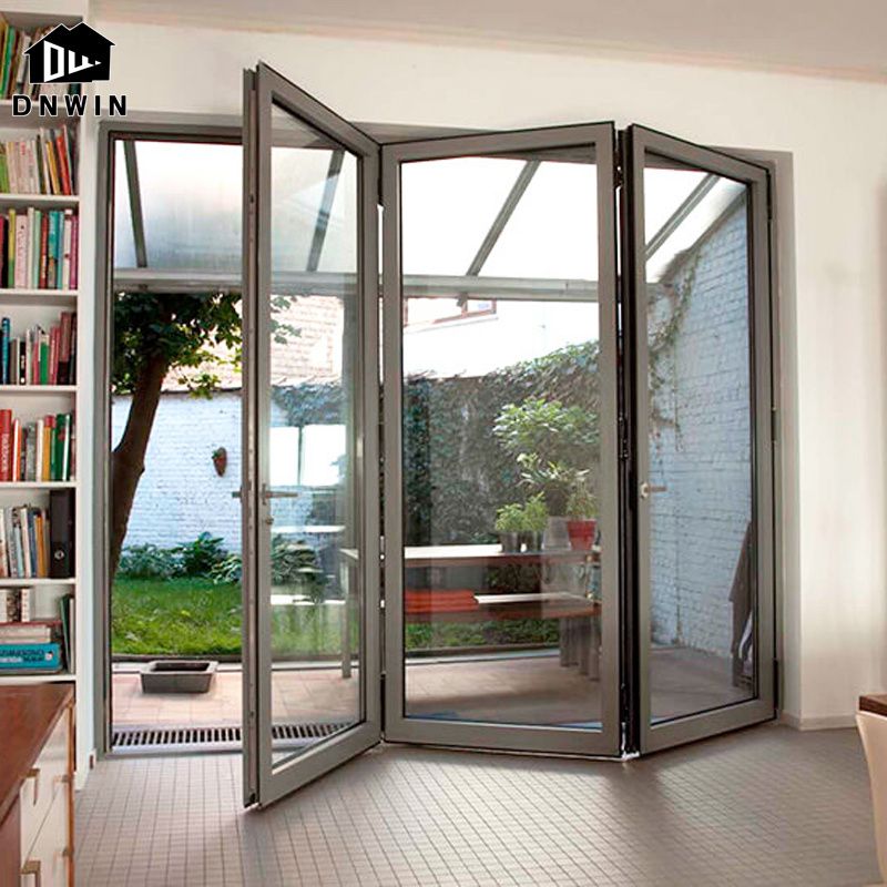 insulated folding glass door