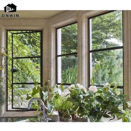 American style exterior window