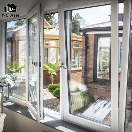 glass Aluminum tilt turn window