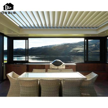 Modern style villa high quality aluminium hurricane impact proof horizontal sliding window