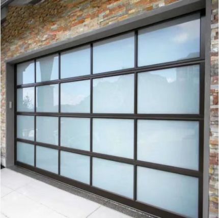 aluminum glass garage door