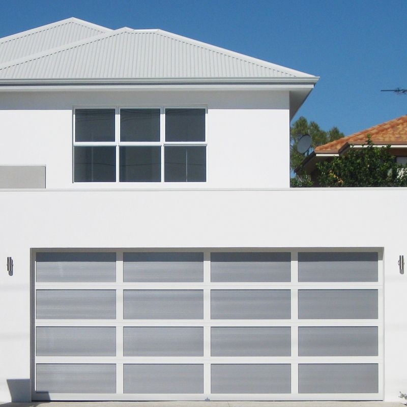 aluminum glass garage door